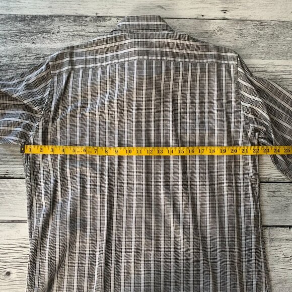 Etro Milano Check Graphic Print Casual Button Down Shirt - Picture 9 of 11